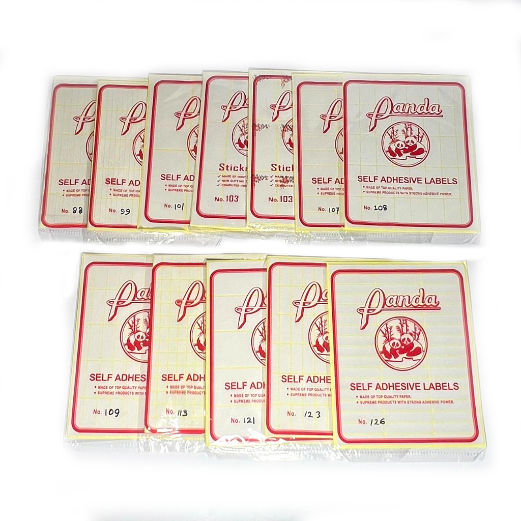 

Label Stiker Undangan Self Adhesive Labels PANDA Berbagai Ukuran