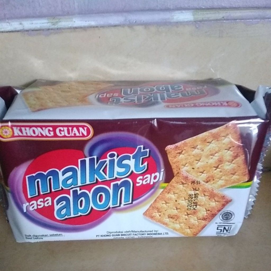 

malkist rasa abon dari khong guan
