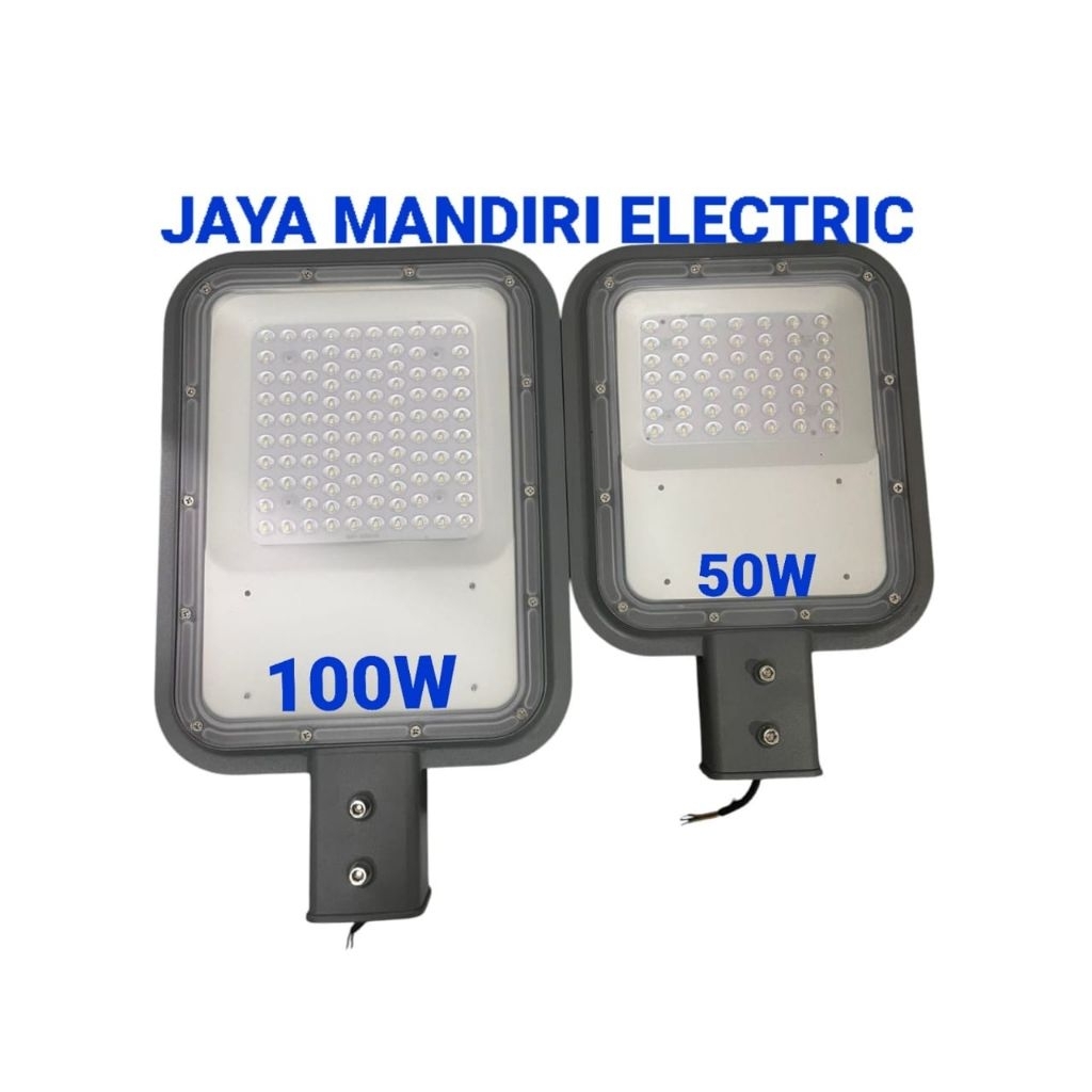 Lampu Jalan LED 50W 100W watt PJU model Philips trafo led driver meanwell