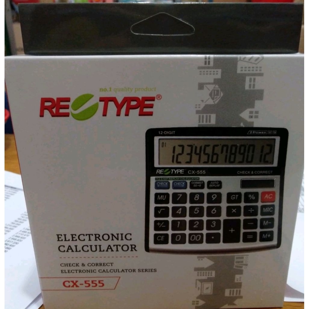 

KALKULATOR RETYPE CX - 555 ORIGINAL