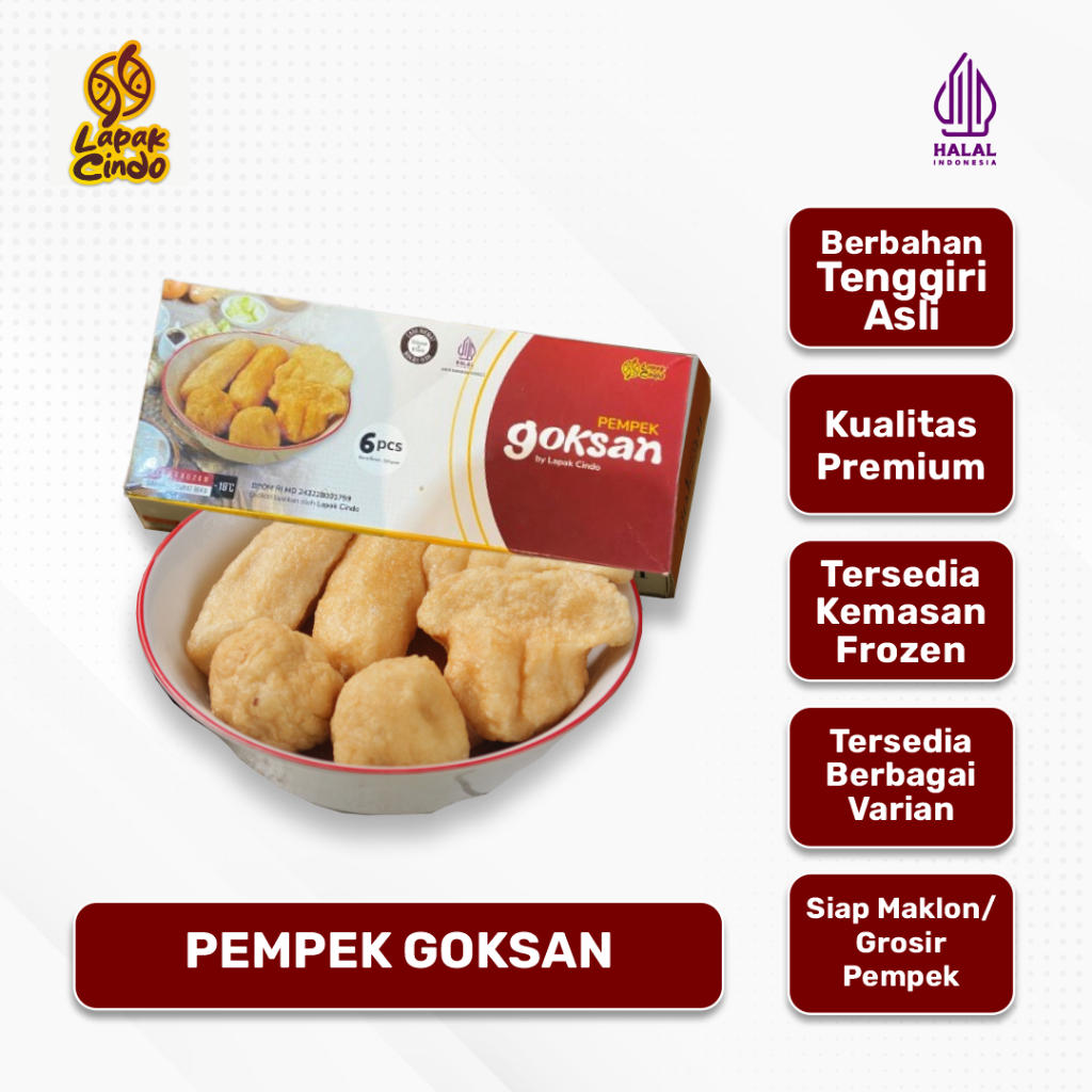 

Pempek Goksan Premium, Asli Terbuat Dari Tenggiri