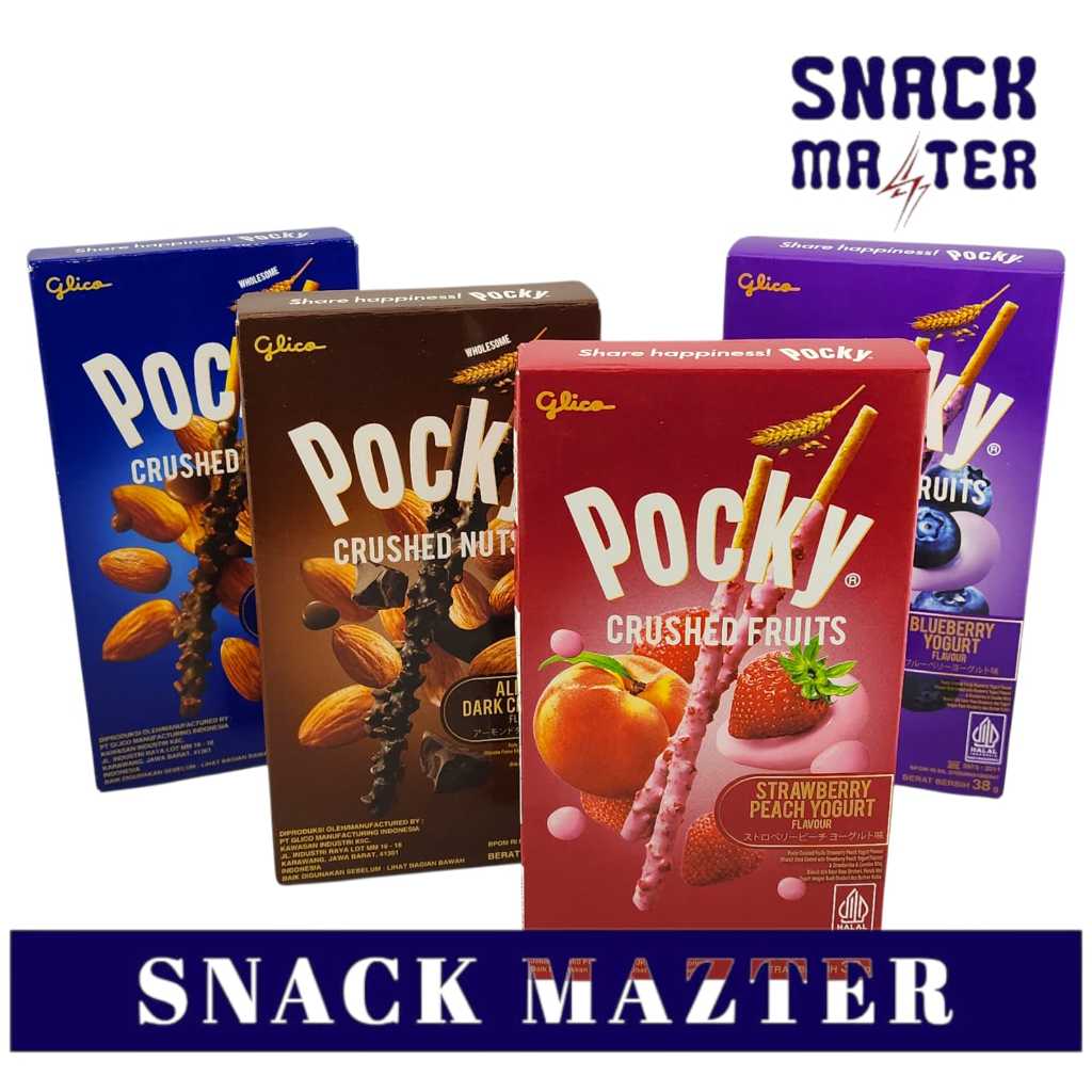 

Glico Pocky Crushed Nuts , Crushed Fruit - Netto 38gr