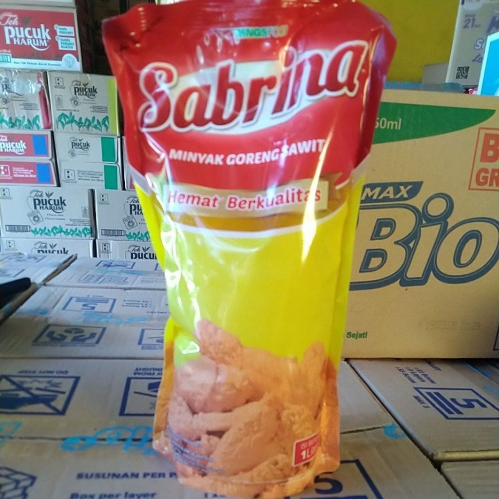 

Minyak Goreng Sabrina kemasan 1 liter satu karton