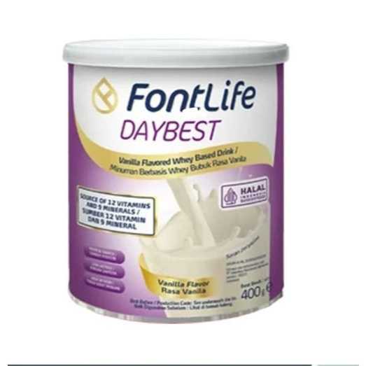

FontLife Daybest Rasa Vanila 400 Gr
