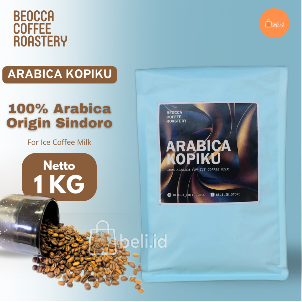 

Arabica Kopiku - Beocca Coffe Roastery - 100% Arabika Komersil Grade - Untuk Es Kopi Susu