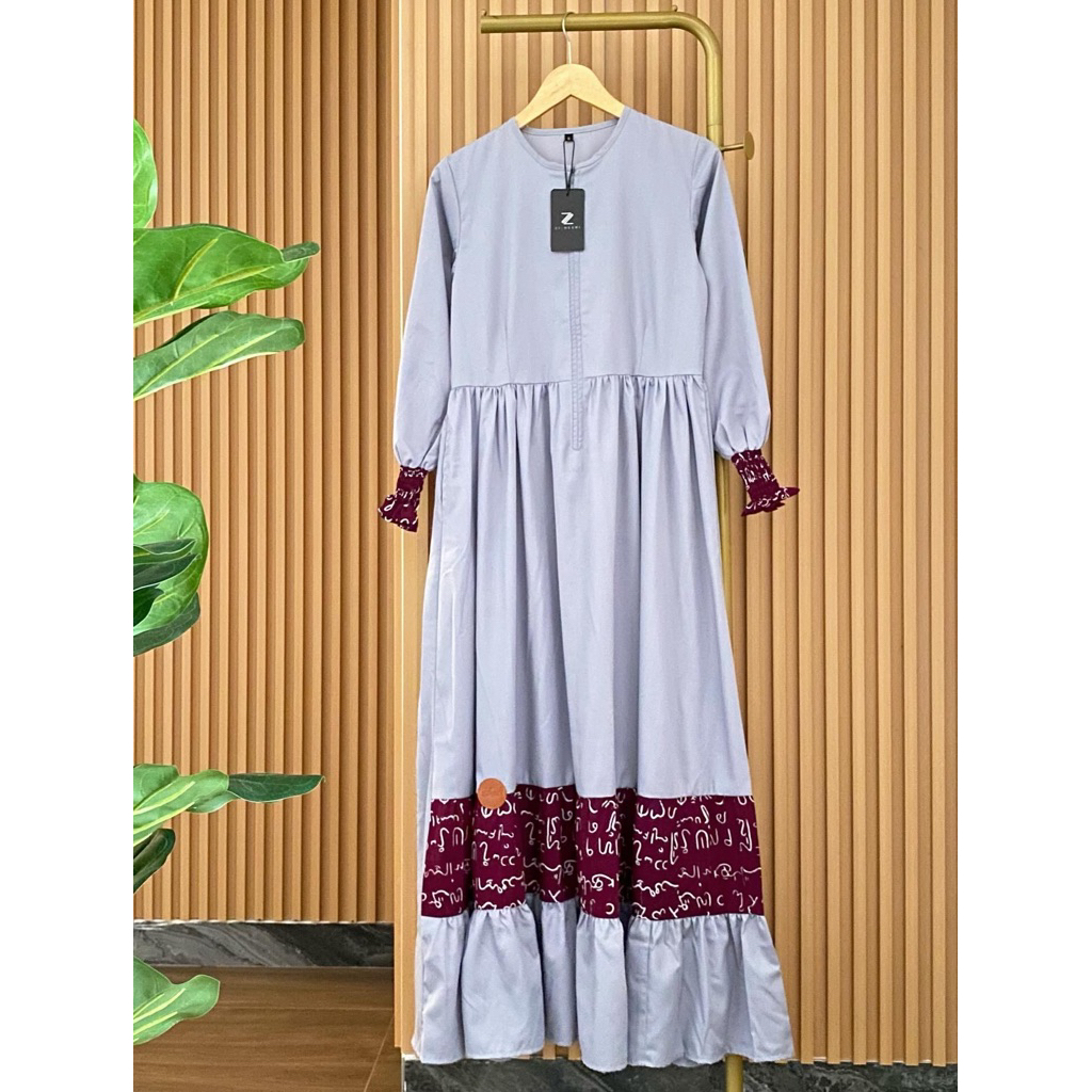 Cahaya dres/Zisheri/dress terbaru/burgundy dress/Zisheri