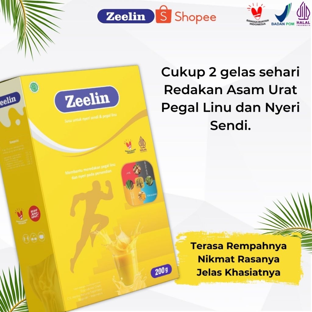 

Susu Kambing Herbal untuk Nyeri Sendi, Asam Urat & Pegal Linu Zeelin 200gr