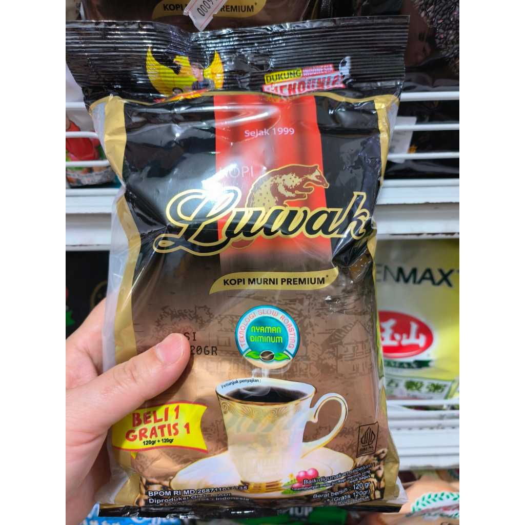 

Kopi luwak hitam kopi murni premium 120gr