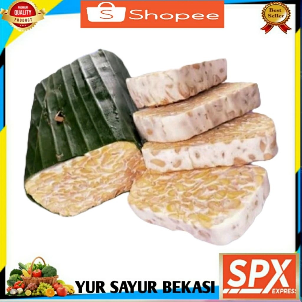 

Tempe Daun/Plastik 1/2 Papan.