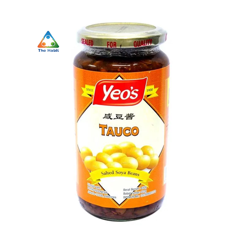 

(The Habit) YEOS Tauco Salt Soya Bean Bumbu Masak Instan 450 g/ Botol