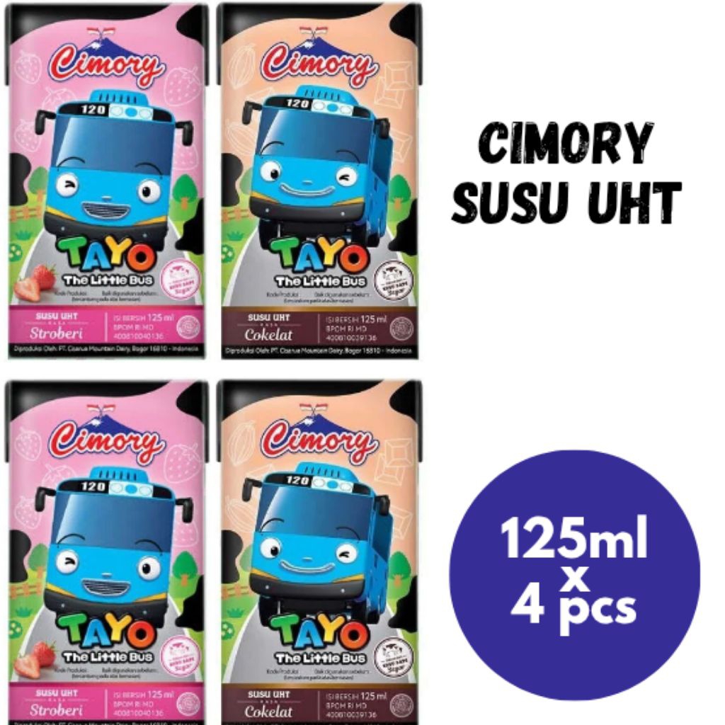 

Susu UHT Cimory 125ml x 4 Pcs