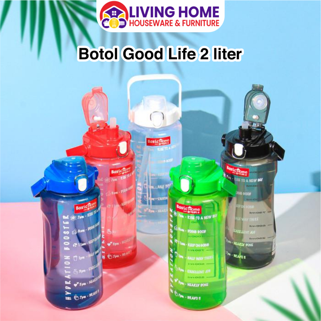 Botol Air Minum 1 Liter -Tumbler Good Life