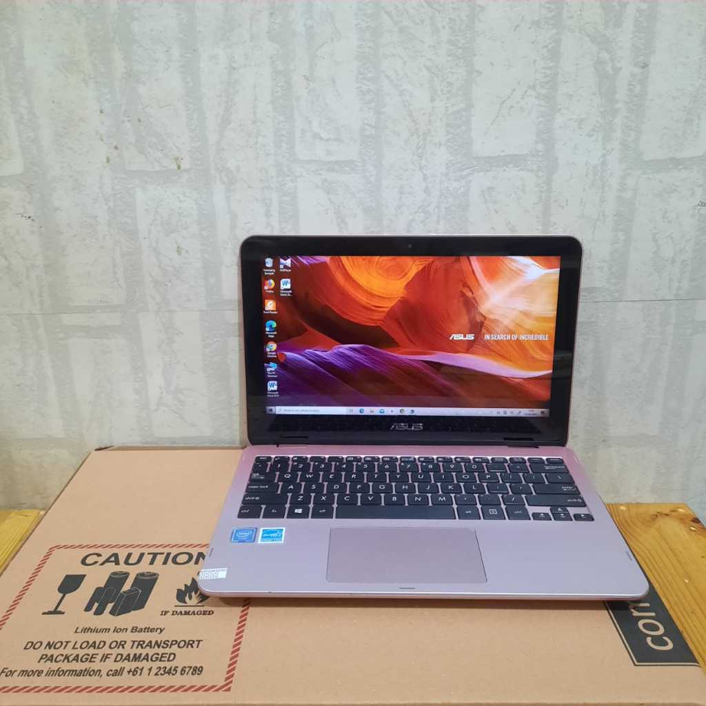 LAPTOP SECOND,Notebook 2 in 1, Asus TP203N, Intel Celeron-N3350, Hd Graphics 500, Ram 4/500Gb, Layar