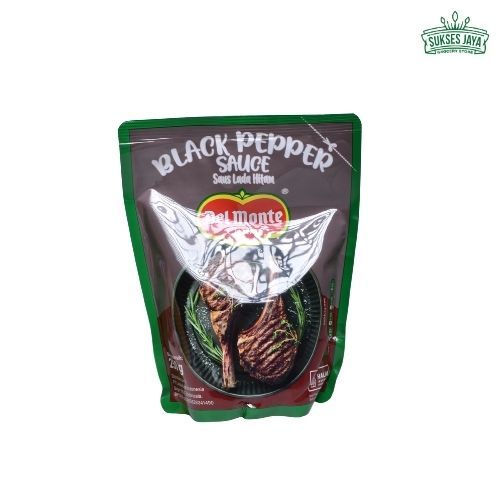 

Delmonte Saus Blackpepper Pouch 250gr