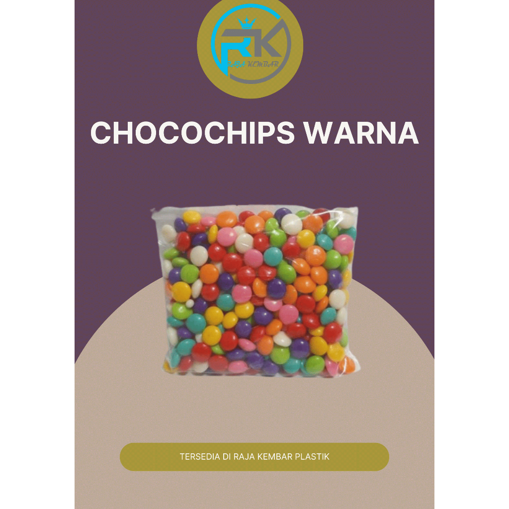 

CHOCOCHIPS WARNA REPACK 100GR