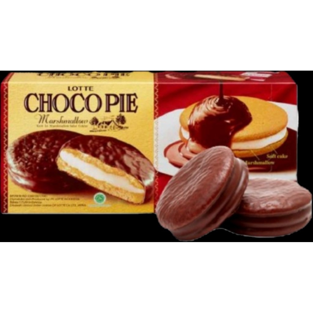 

LOTTE CHOCO PIE ORIGINAL (1 BOX ISI 12 pcs)