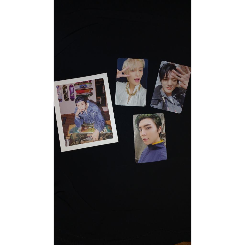Photocard Jeno hot sauce Ar photocard scan-Yangyang phantom opera ver-Johnny archiving ver golden ag