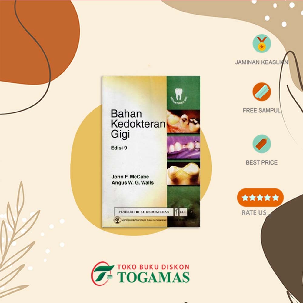 [OBRAL] Buku Bahan Kedokteran Gigi Edisi 9 John F Mc.Cabe EGC - Kedokteran GIGI