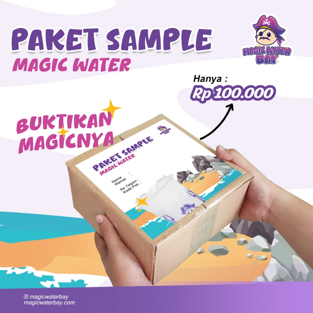 

Paket Sample / Tester Paket Usaha Magic Water Bay