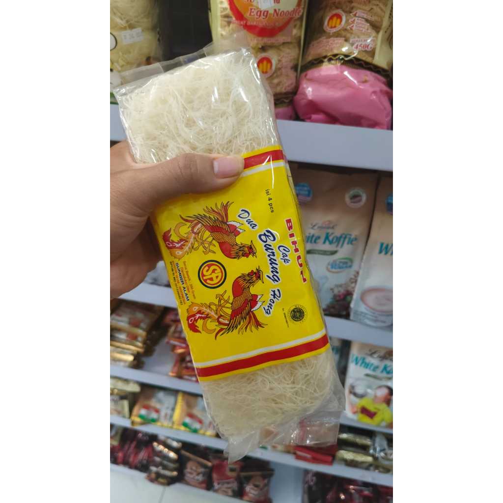 

BIHUN CAP DUA BURUNG HONG 250 GRAM