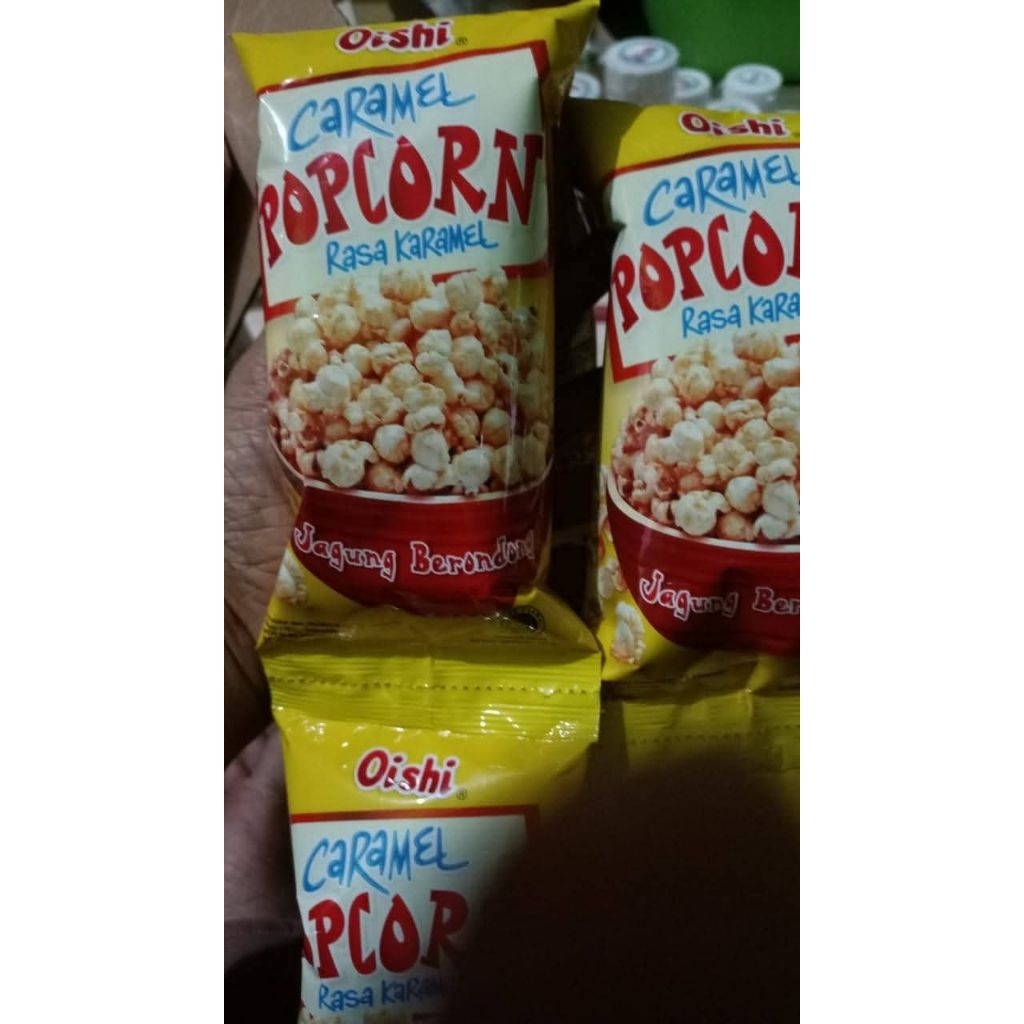 

Popcorn Oishi /Oishi popcorn /popcorn jagung kemasan mini isi 10 pc
