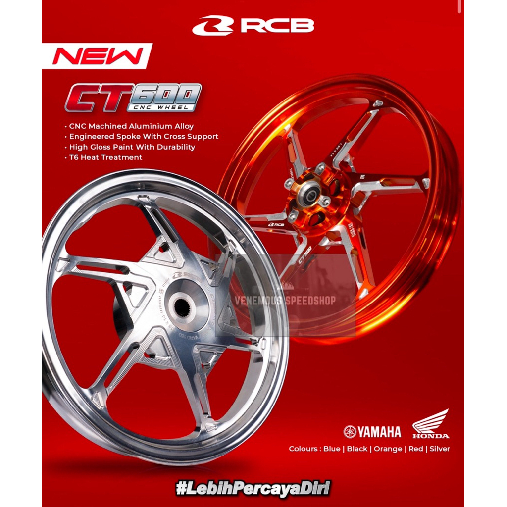 Velg RCB Racing Boy CT600 Mio M3 / Xride 125 / Mio Soul Gt 125
