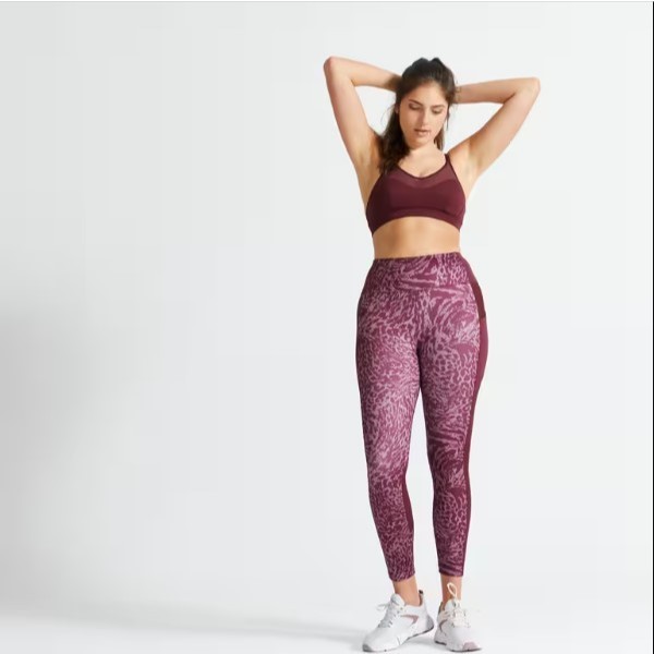 [PRELOVED] SET Decathlon Domyos Women's Fitness Workout / Setelan Olahraga Atas Bawah Light Support 