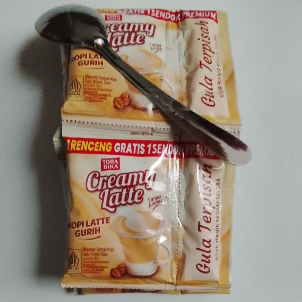 

Tora bika creamy latte rencengan (20g x 10 sachet)