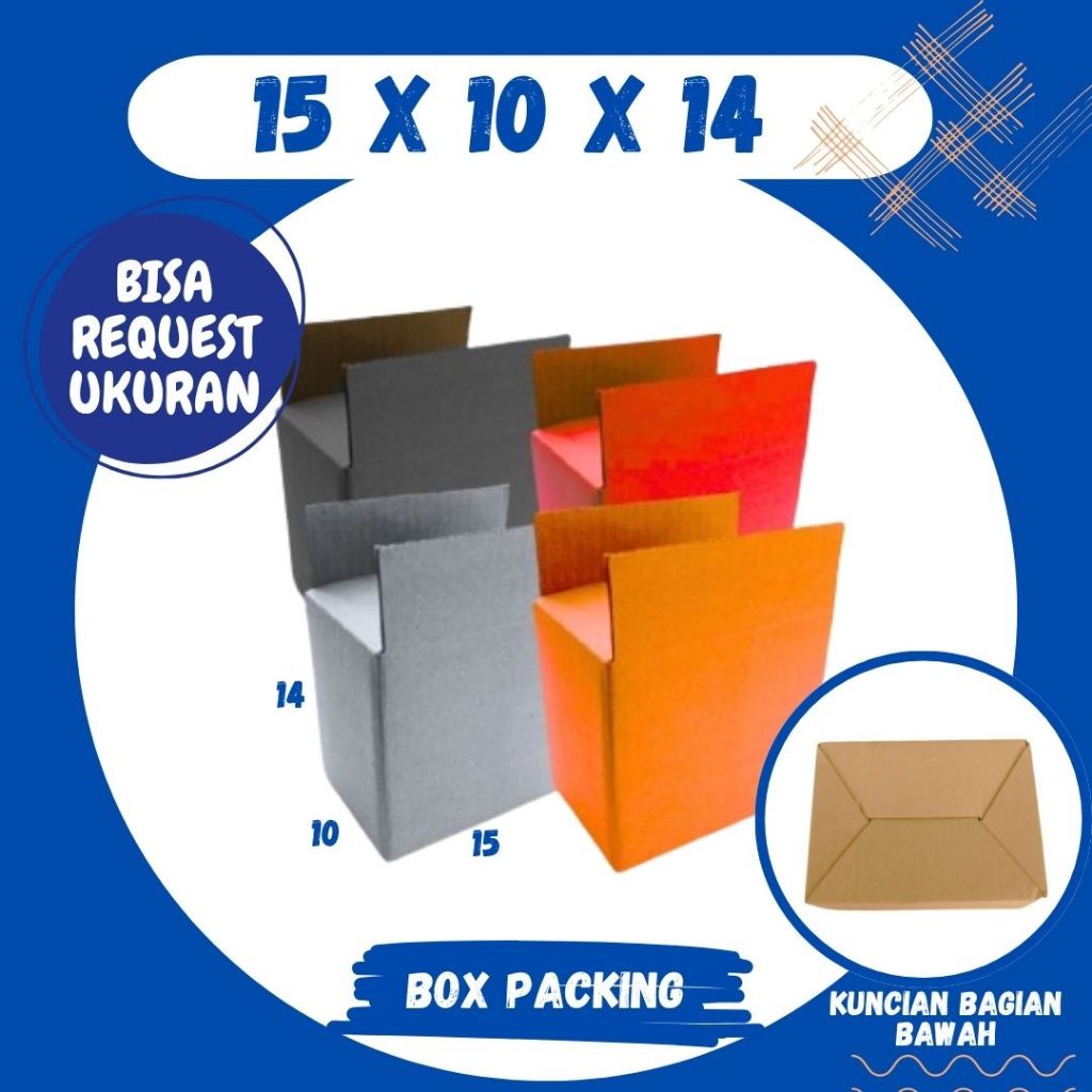 

Kardus 15x10x14 Packing Olshop Box A0 Dus Kotak Kemasan Botol Souvenir Madu Parfum Malang Grosir