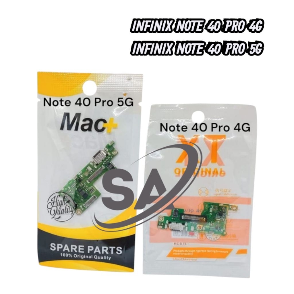 FLEXIBEL CHARGER INFINIX NOTE 40 PRO 4G / INFINIX NOTE 40 5G PRO PAPAN CAS FULLSET IC ORI