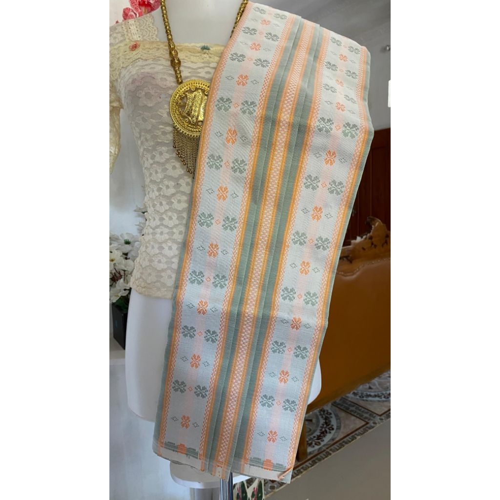 SONGKET SILUNGKANG BAHAN BAJU WARNA SOFT