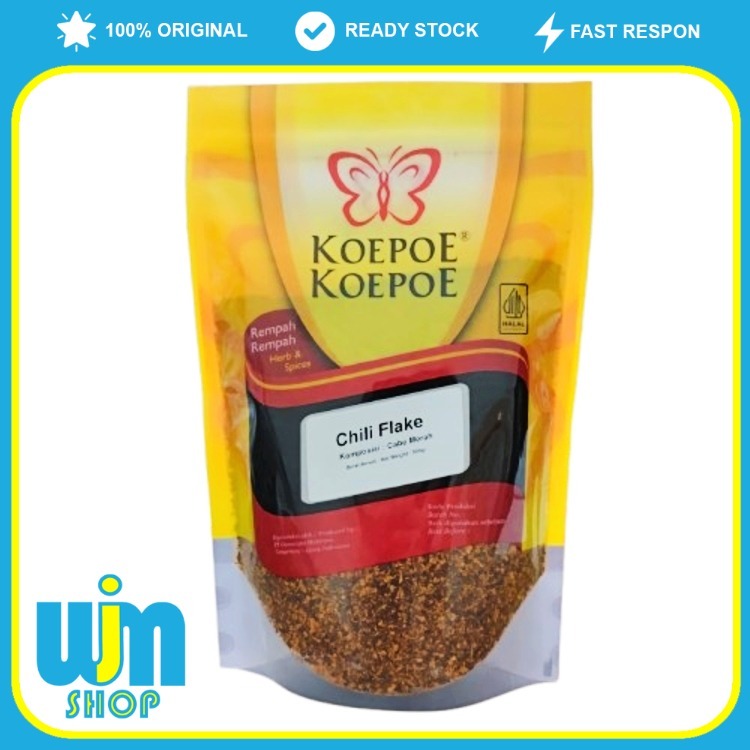

Koepoe Koepoe Chili Flake 500gr - Cabe Merah Kering