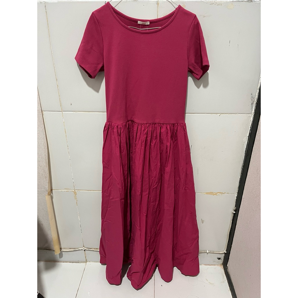 dress pink fanta / dress casual