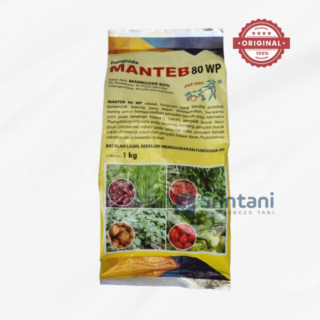 FUNGISIDA MANTEB 80 WP PAK TANI 1KG