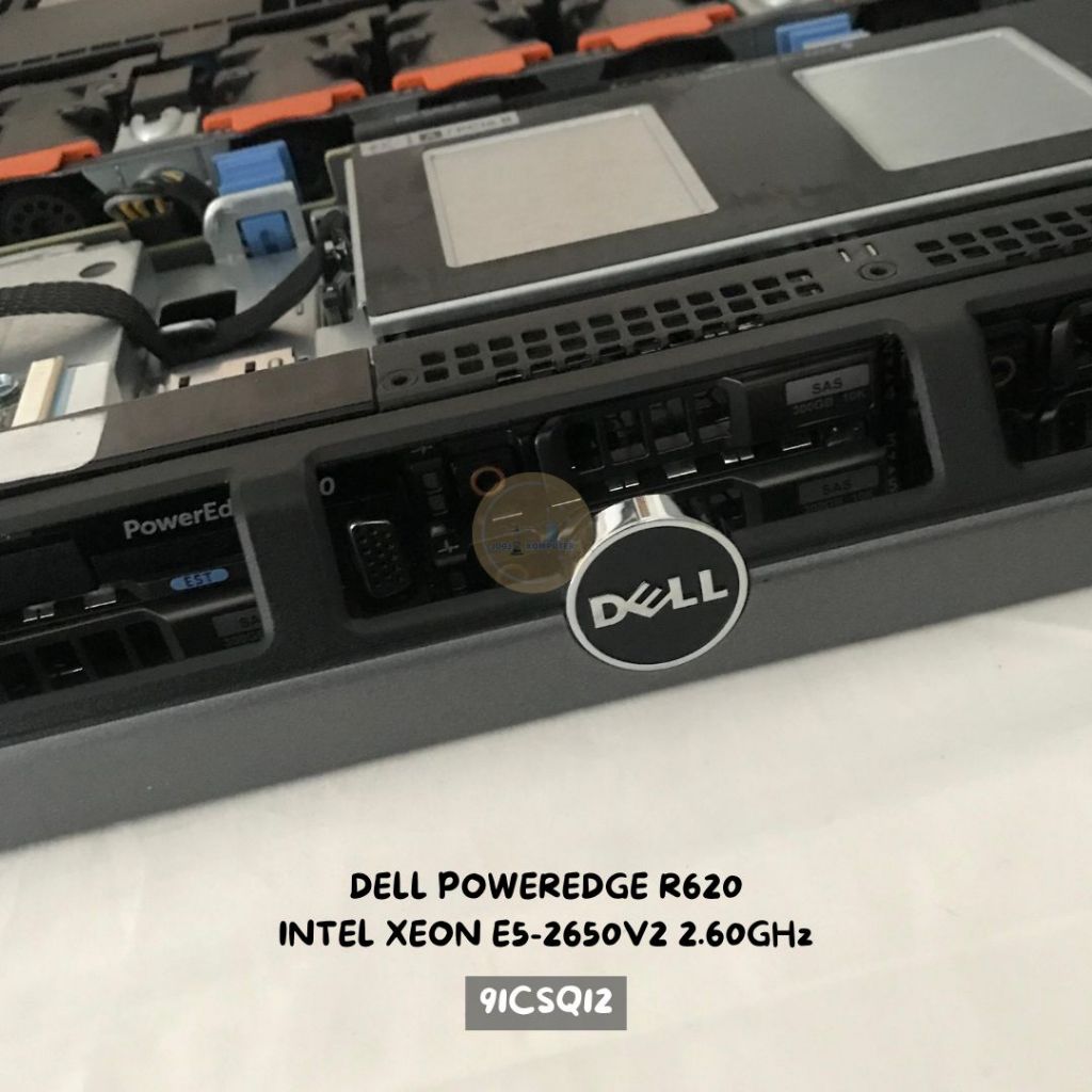 Server Dell PowerEdge R630 RAM 32GB Intel Xeon E5-2620V4 2.10GHz & Intel Xeon E5-2667V3 3.20GHz, Dou