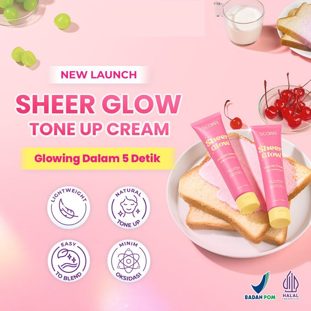 scora tone up cream, scora sheer glow tone up cream