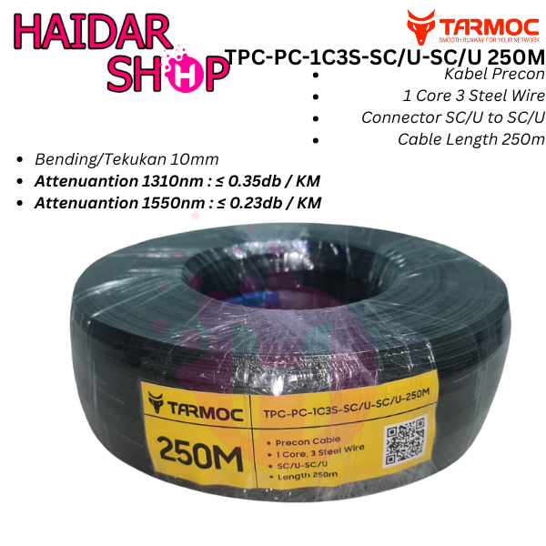 Kabel Precon FO SC 250 M Preconnectorized Dropcore 250 Meter