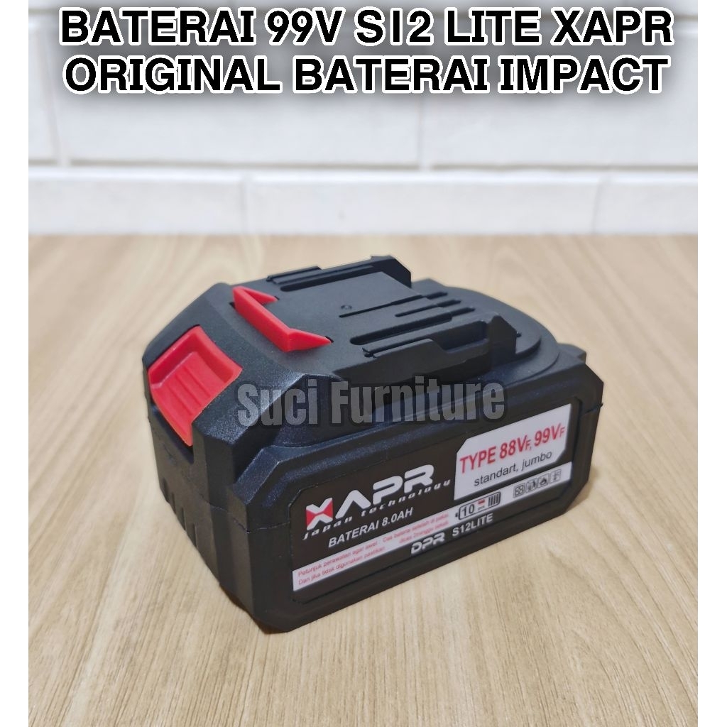 BATERAI IMPACT 99Vf S12LITE APR ORIGINAL BATERAI IMPACT JUMBO 1850NM BATERAI IMPACT XAPR 99V