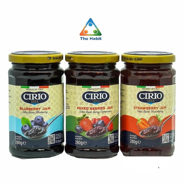 

(The Habit) Cirio Jam – Selai Buah Premium Italia 280gr