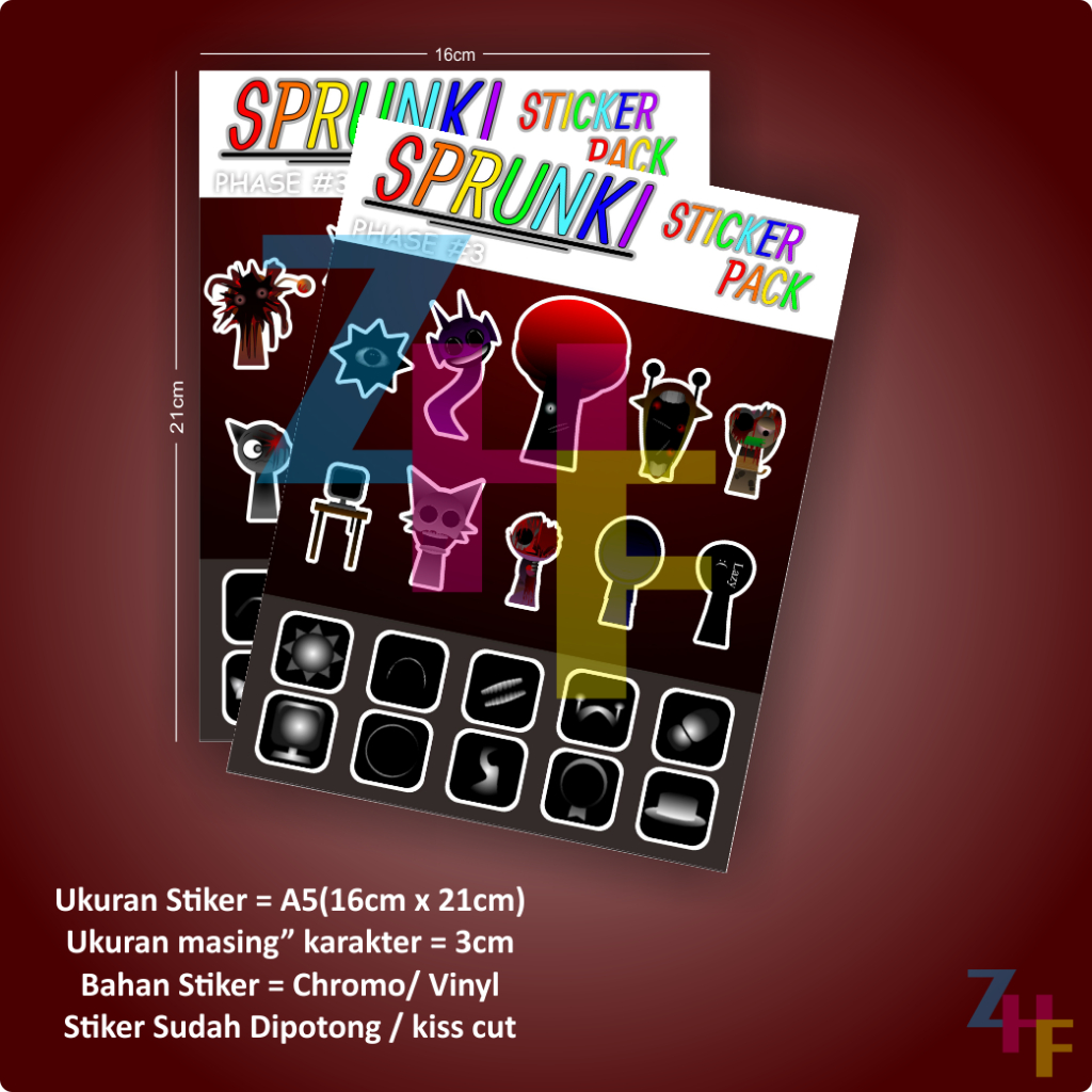 

Spunki Sticker Pack Phase #4(Horror Phase)