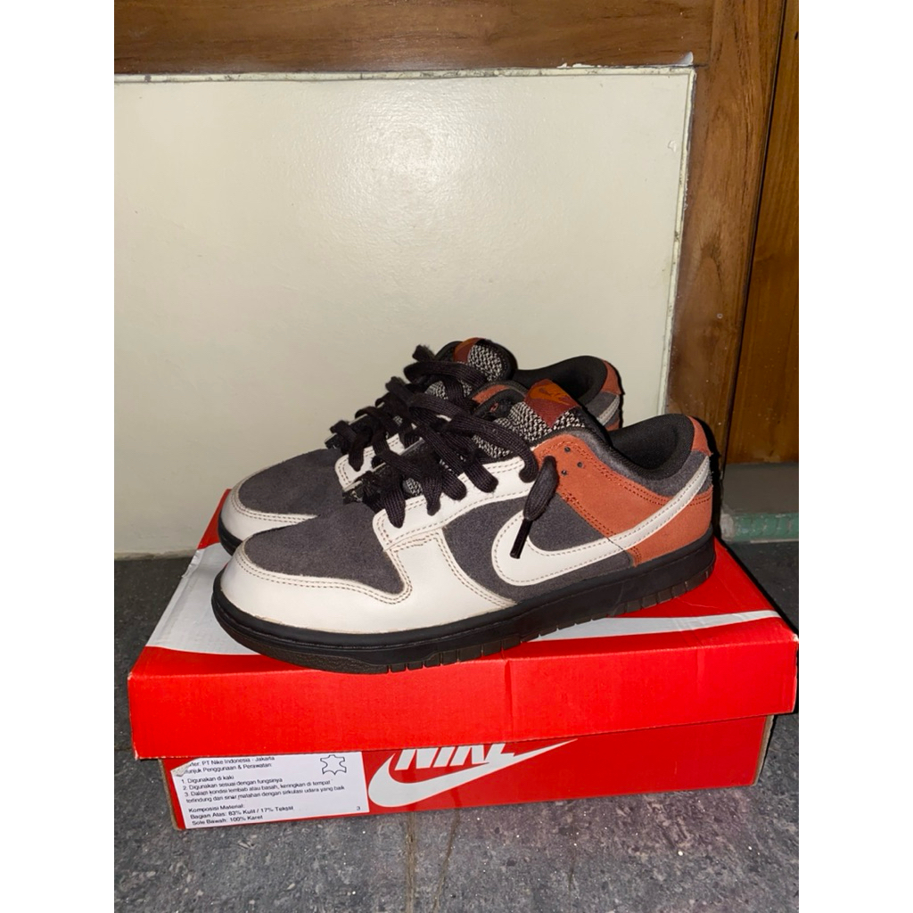 Nike Dunk Low Panda Red velvet Brown Autentic