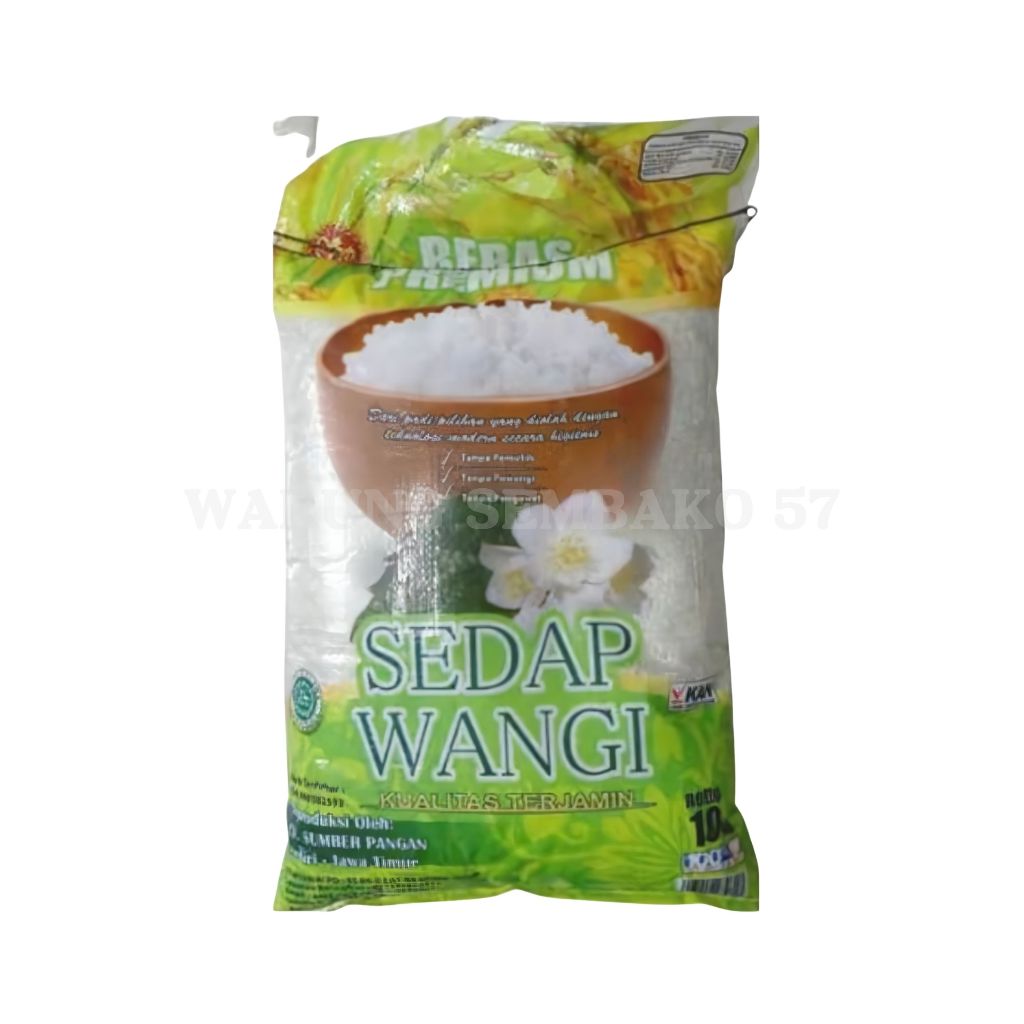 

Beras Premium Sedap Wangi Kemasan 10Kg