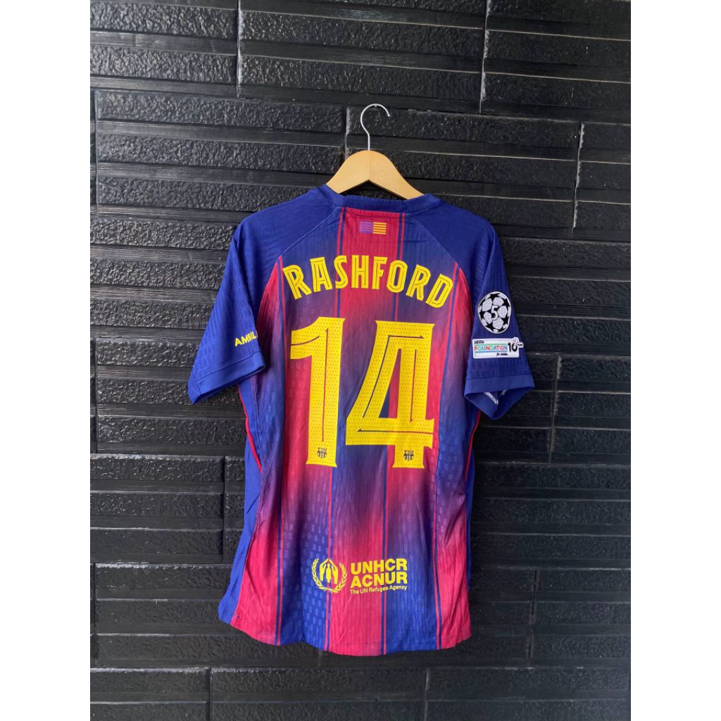 JERSEY BOLA BARCA FULLPATCH NAMESET PLAYER ISSUE