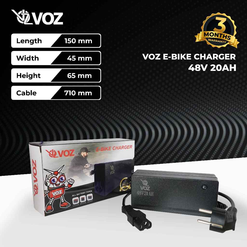 Baterai Charger Sepeda Listrik | 48V 20 Ah