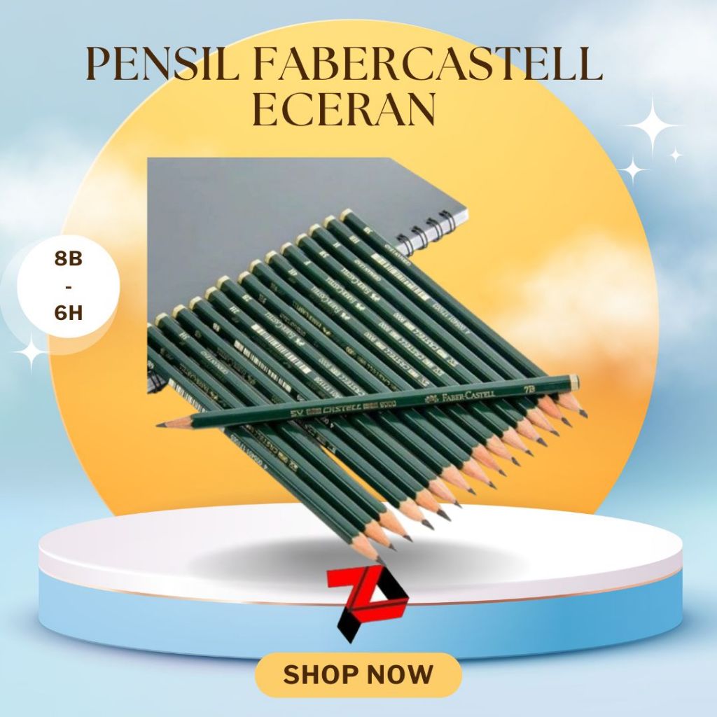 

Pensil Fabercastell ECERAN Varian 8B - 6H (ECERAN)