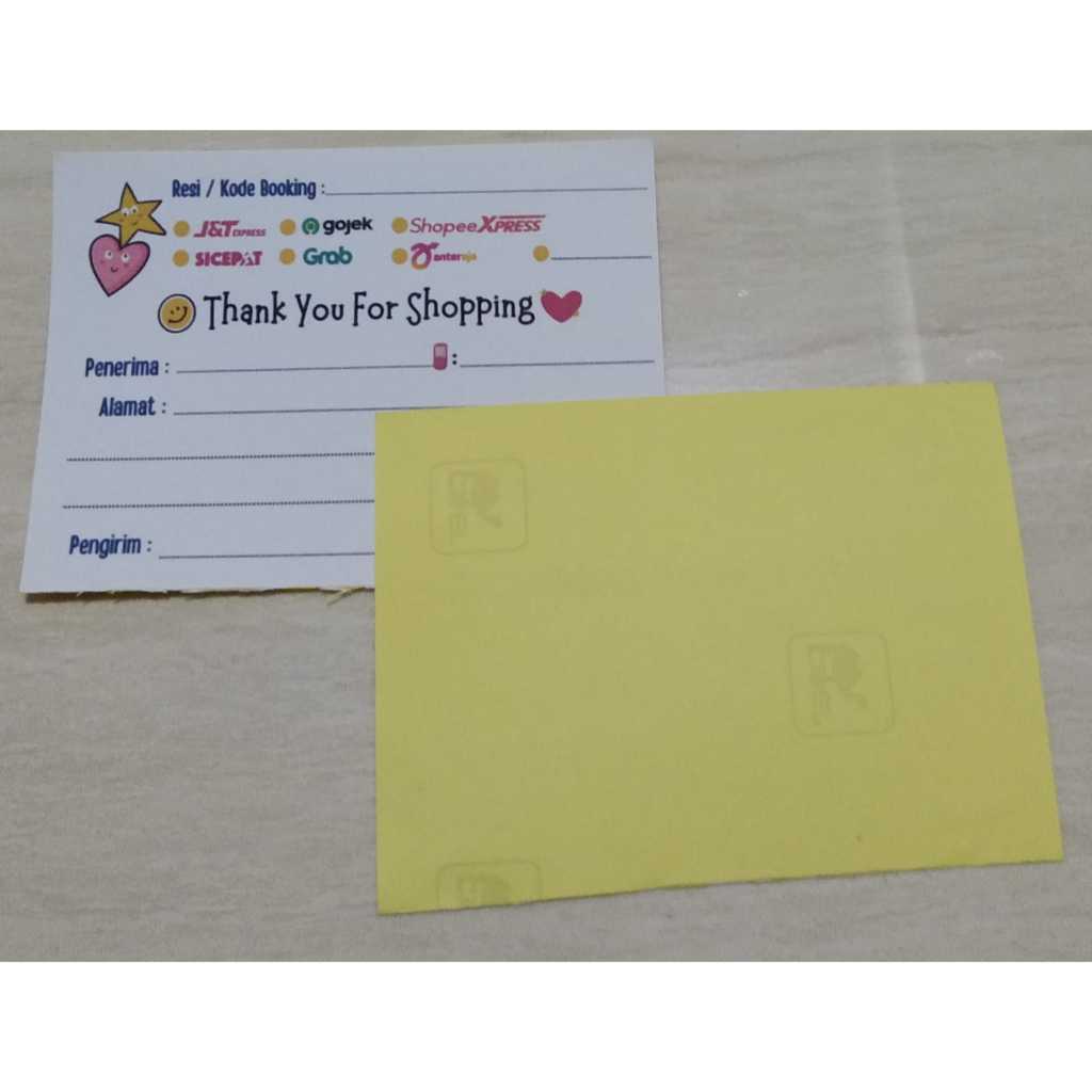 

Stiker Label Pengiriman Alamat Olshop Motif 7 Jual Perpcs