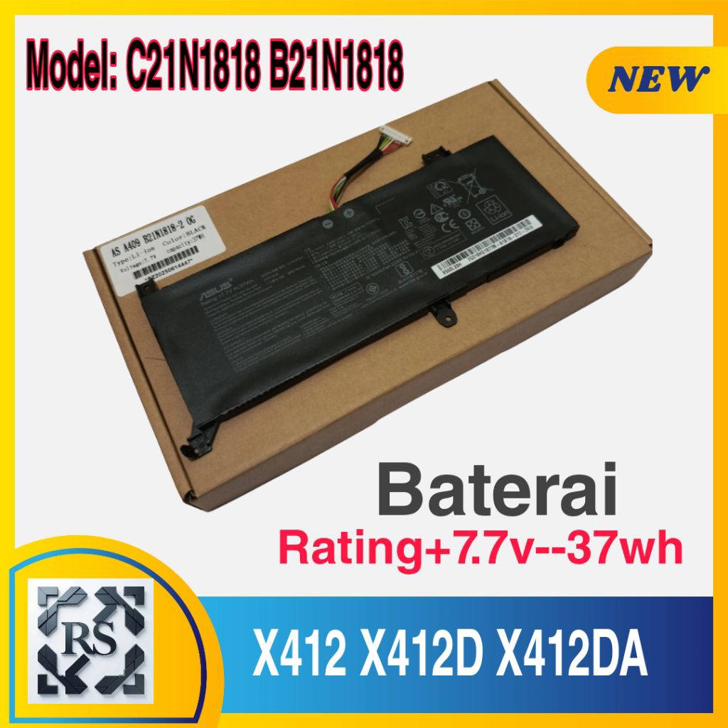 Baterai Asus VivoBook 14 X412 X412D X412DA