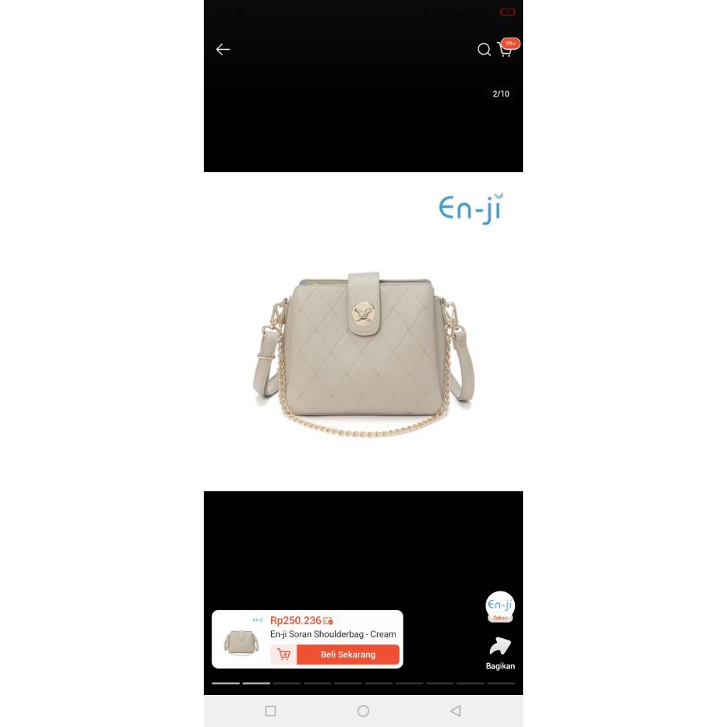 preloved tas enji / preloved tas / preloved tas murah / preloved enji