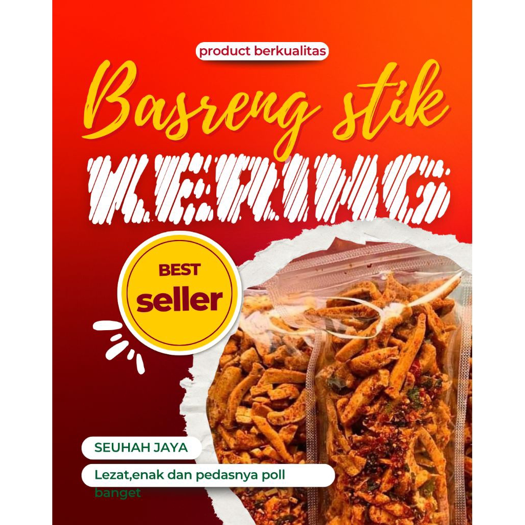 

basreng pedas 100grm, basreng pedas daun jeruk, basreng viral
