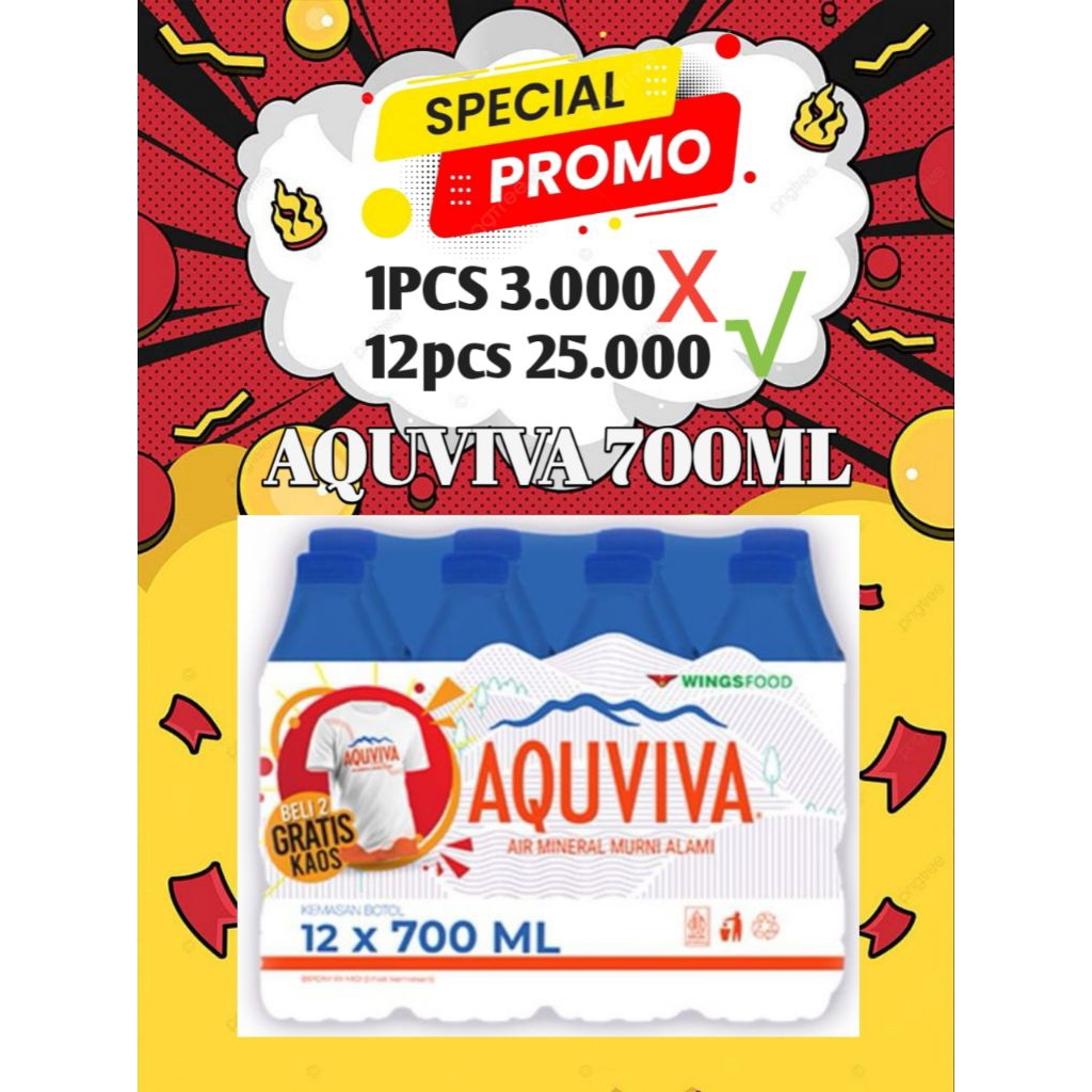 

promoo AQUVIVA 700ML 25.000